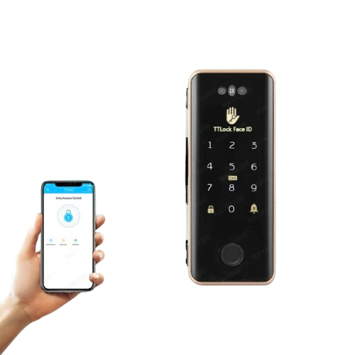 RAYKUBE Serrure connectée, smart, reconnaissance faciale 3D